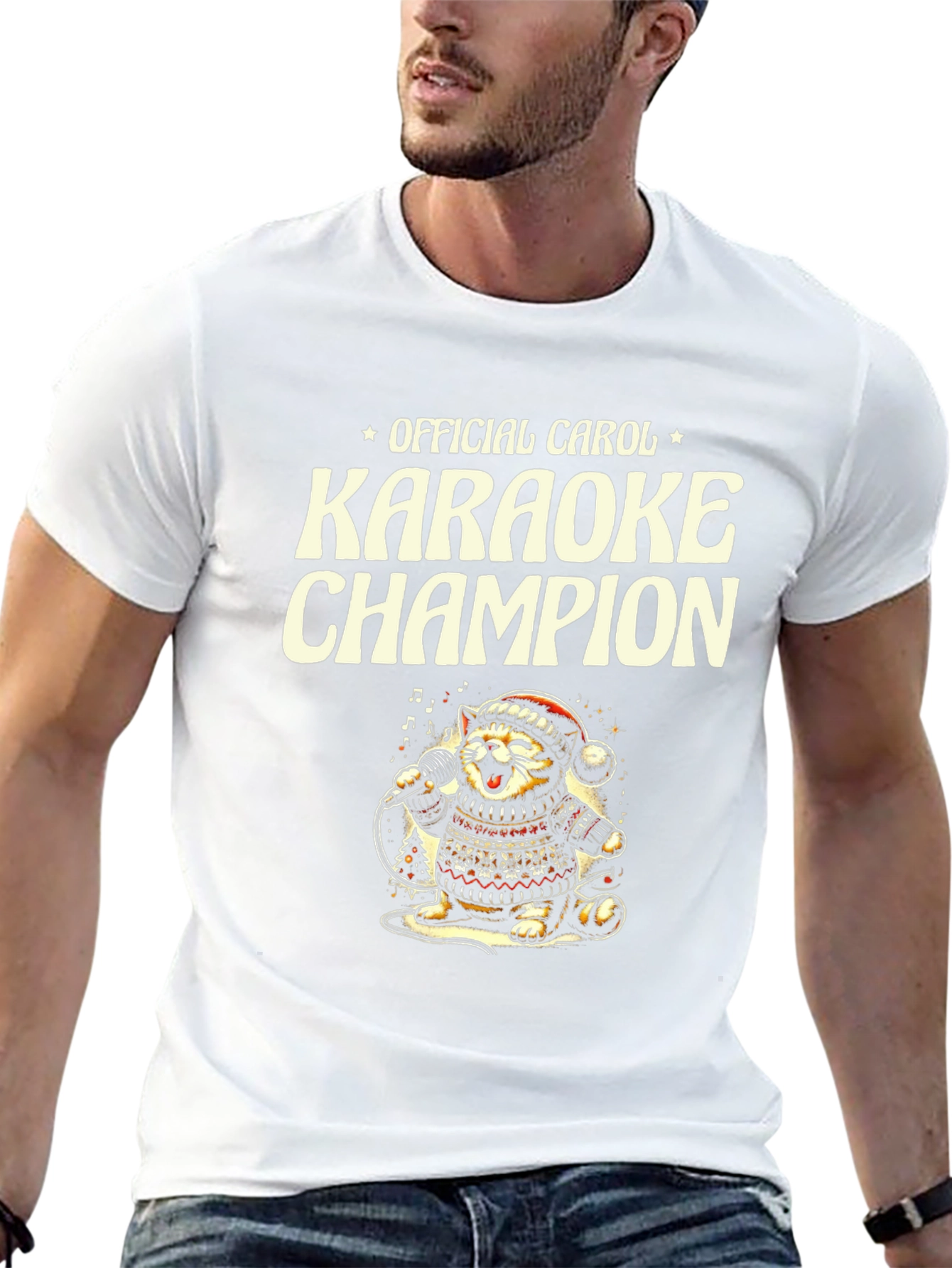Carol Karaoke Champion Cat Tee
