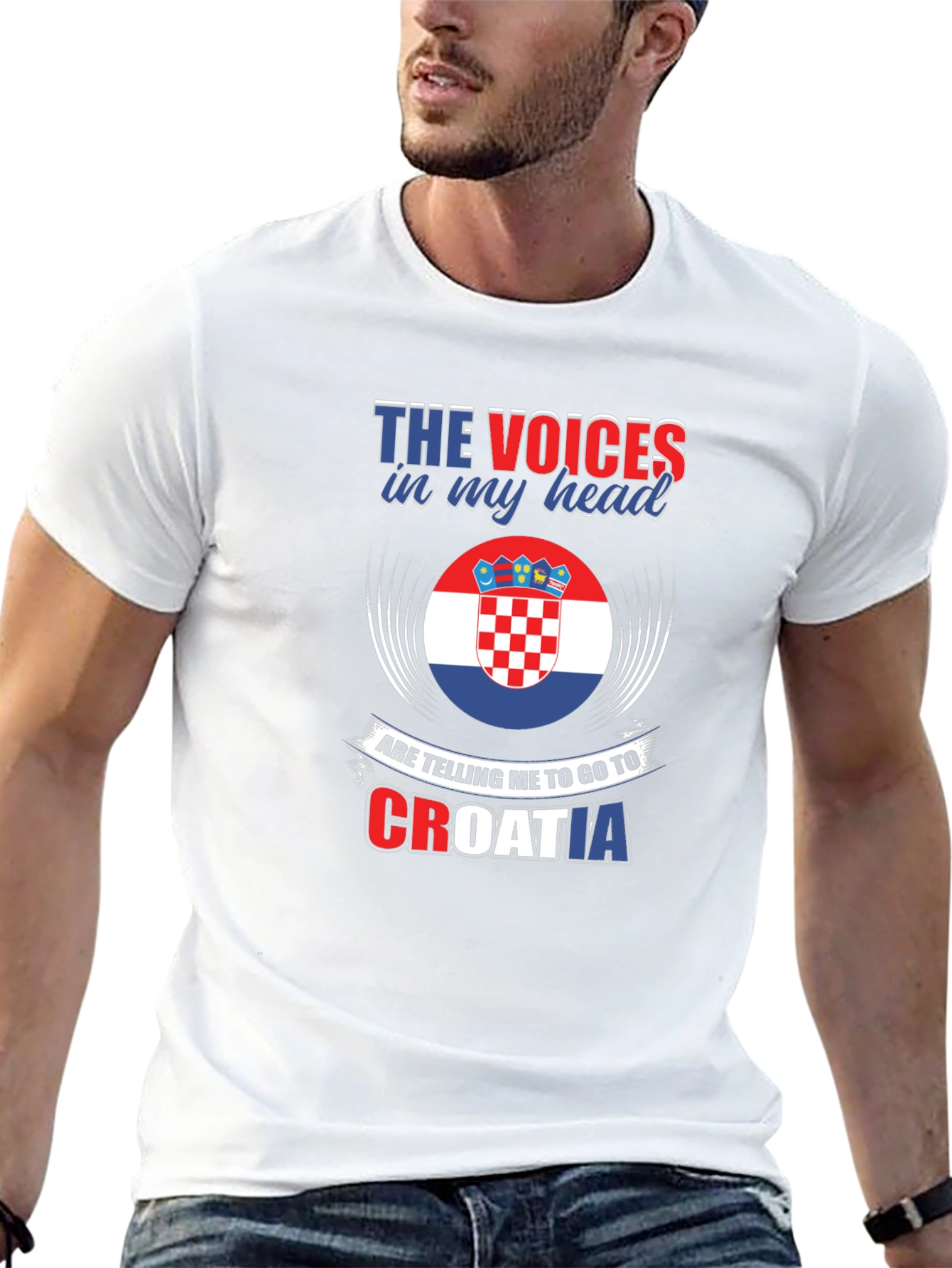 Voices in My Head Croatia T-Shirt