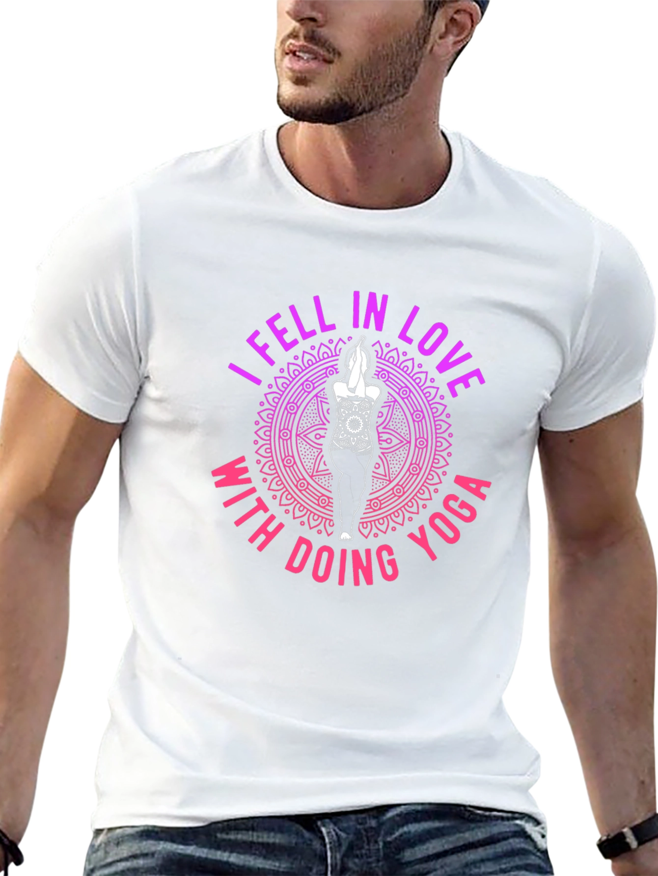 Yoga Love Tee - Relaxed Fit Graphic T-Shirt
