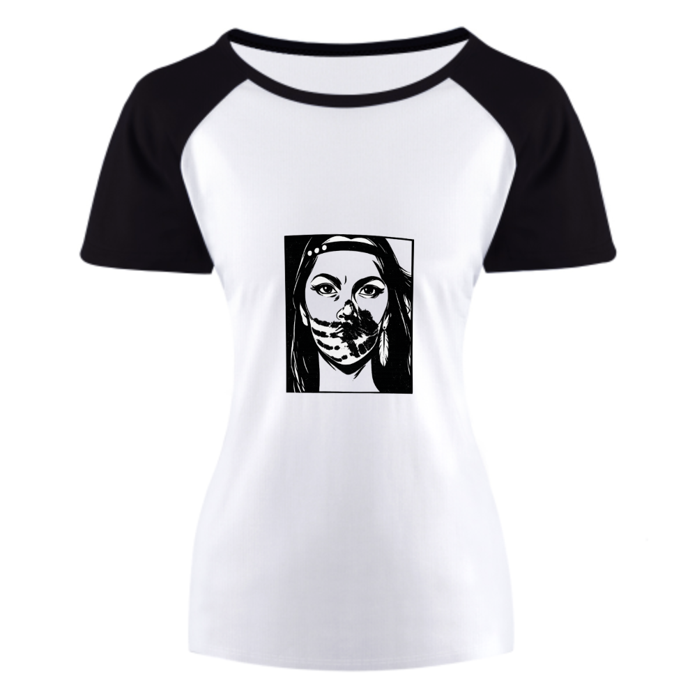 Vintage Protest Art Graphic Tee, Monochrome Feminist Portrait Shirt, Bold Activist Streetwear Aesthetic Top(z757)