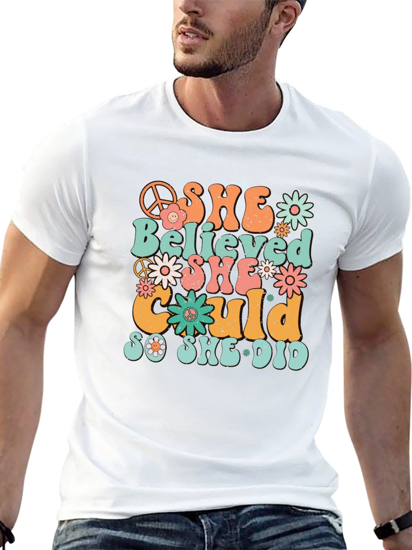 She Believed She Could So She Did Graphic Tee