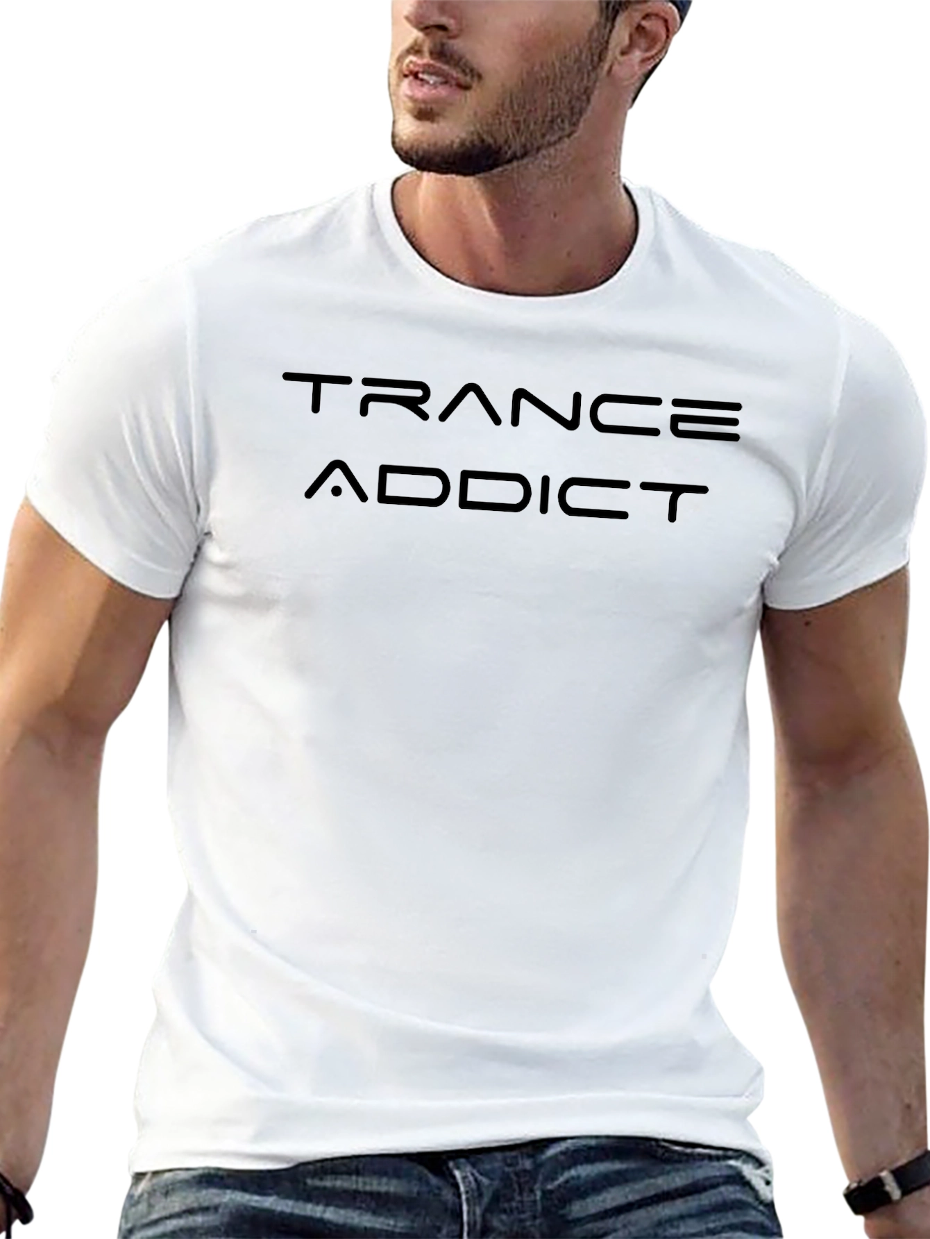 Trance Addict Black T-Shirt - Modern Music Apparel
