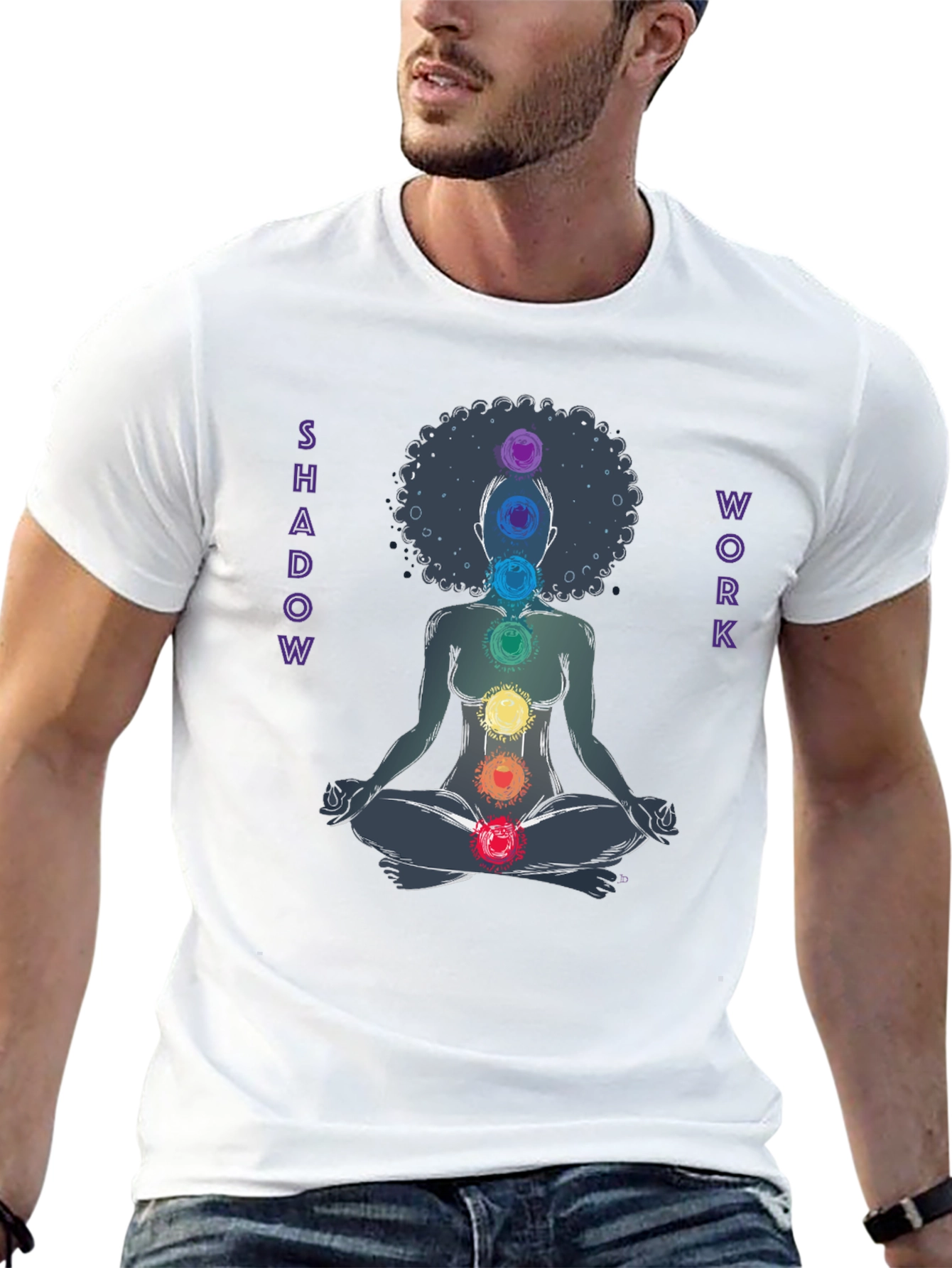 Shadow Work Chakra Meditation Graphic T-Shirt