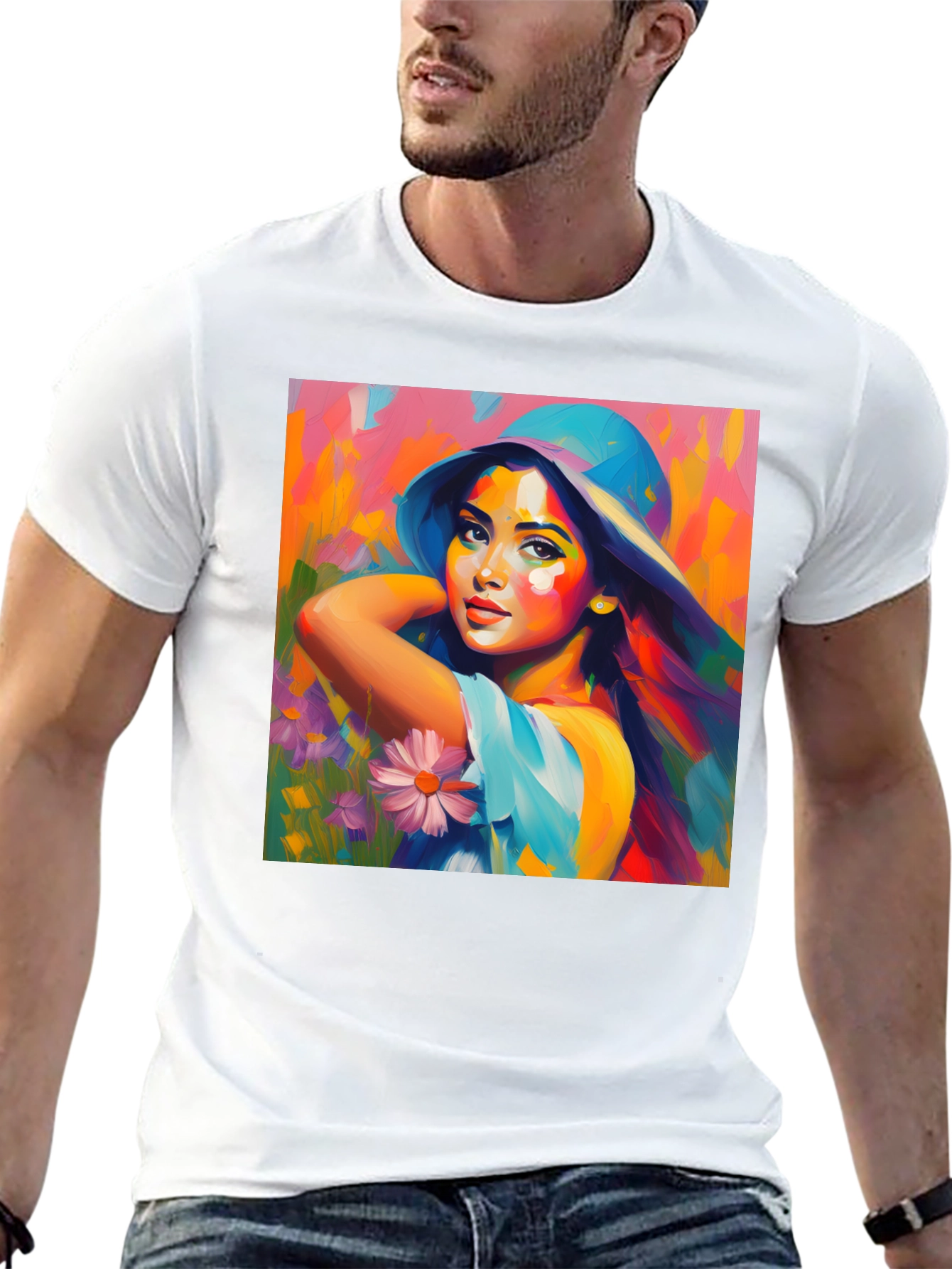 Woman Portrait Graphic T-Shirt