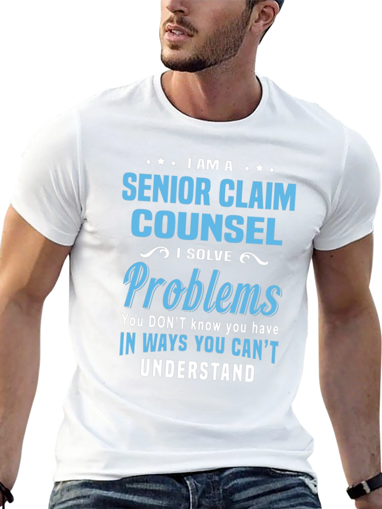 Senior Claim Counsel T-Shirt - I Solve Problems
