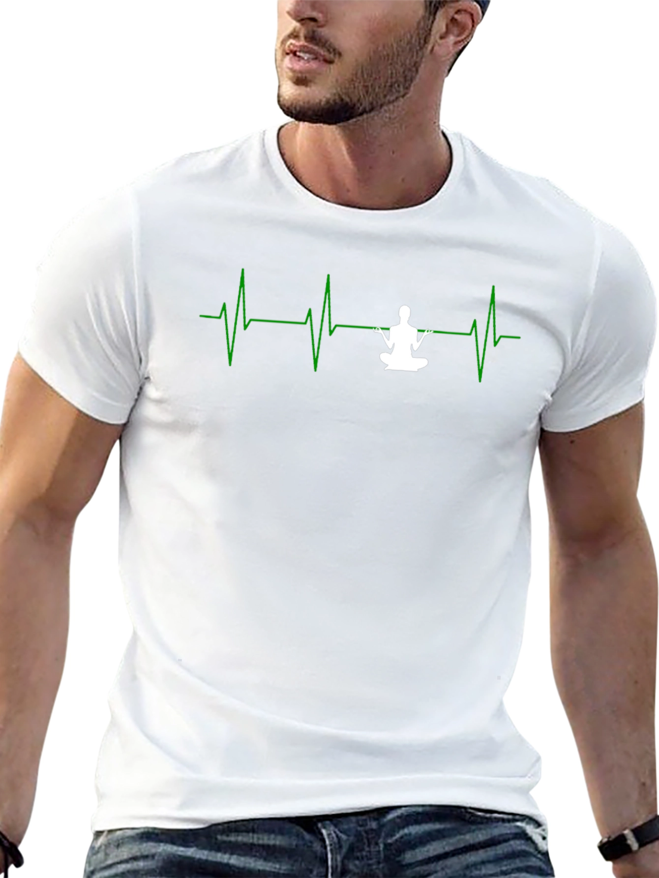 Yoga Heartbeat T-Shirt - Meditate in Style