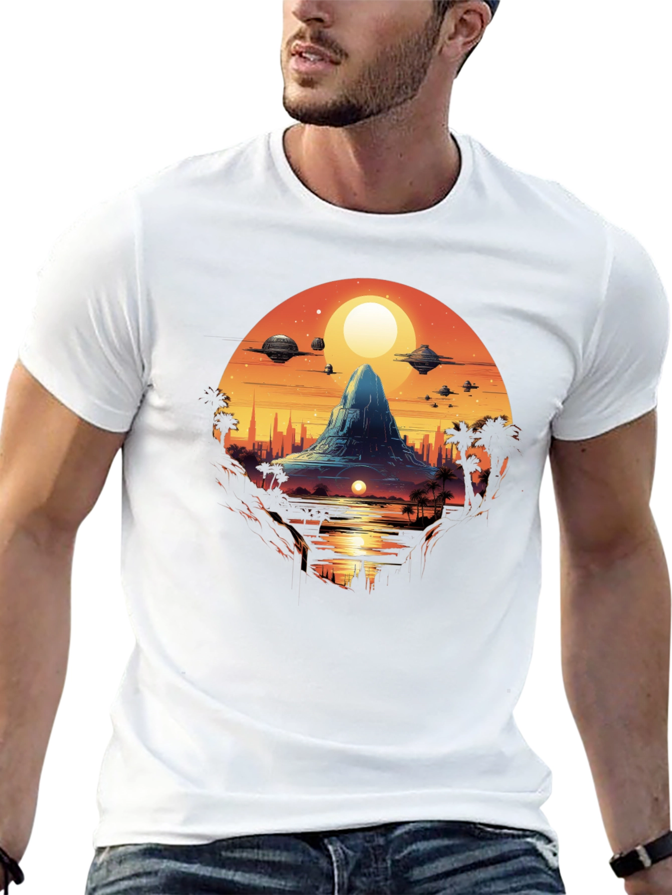 Retro Sci-Fi Graphic Tee