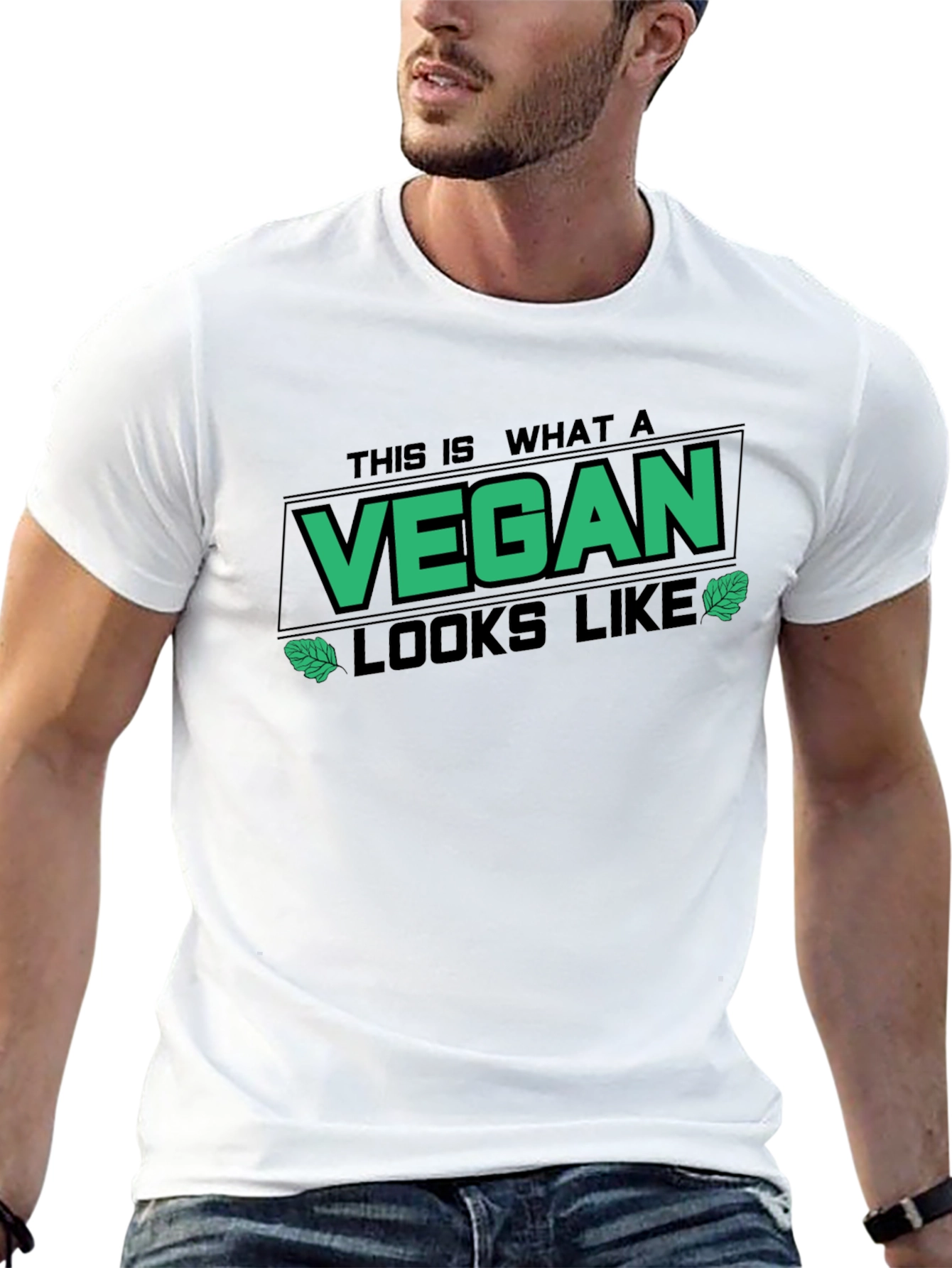 This is What A Vegan Looks Like Black T-Shirt