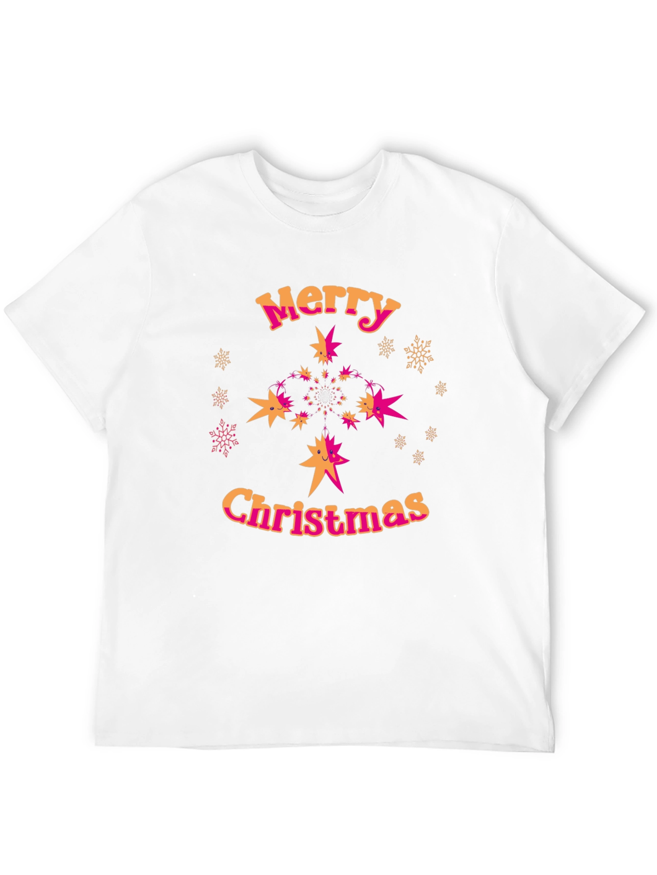 Merry Christmas Starburst Graphic Tee