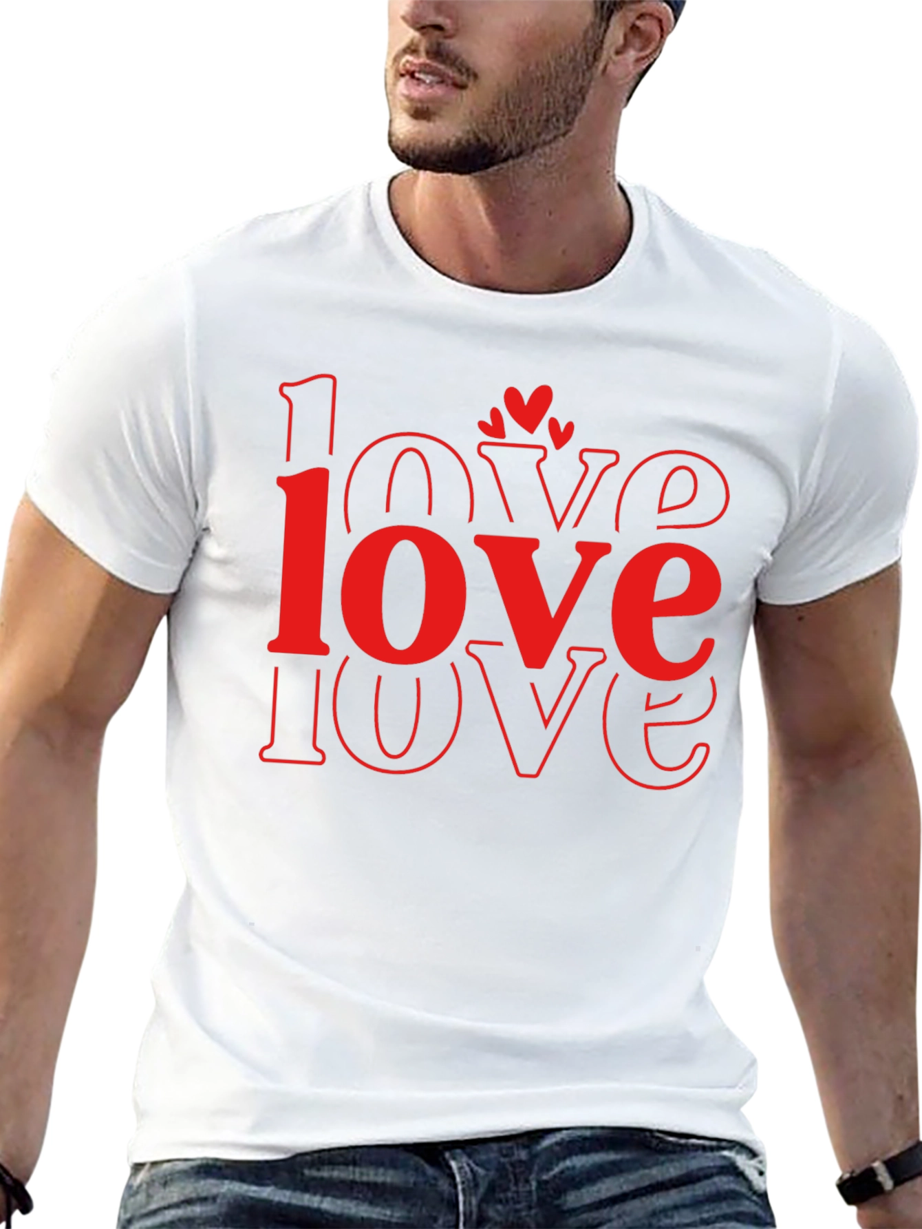 Love Graphic T-Shirt - Stylish Valentines Day Tee