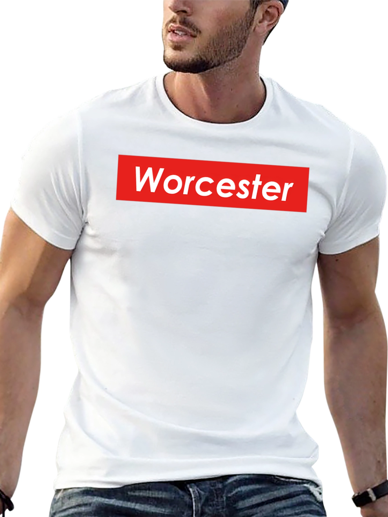 Worcester Red Box Logo T-Shirt