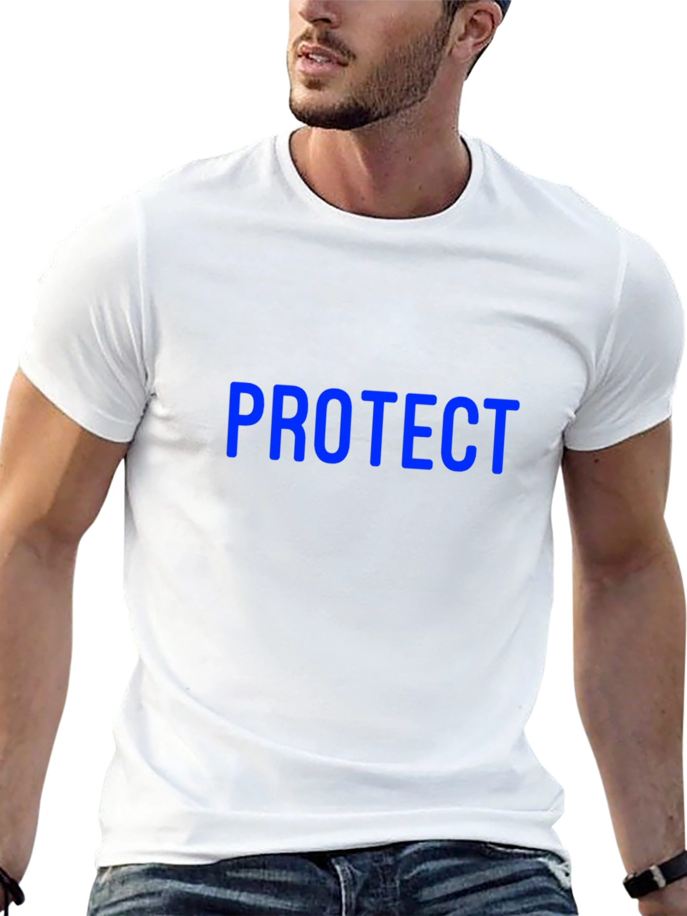 Protect Graphic Tee - Bold Statement Shirt