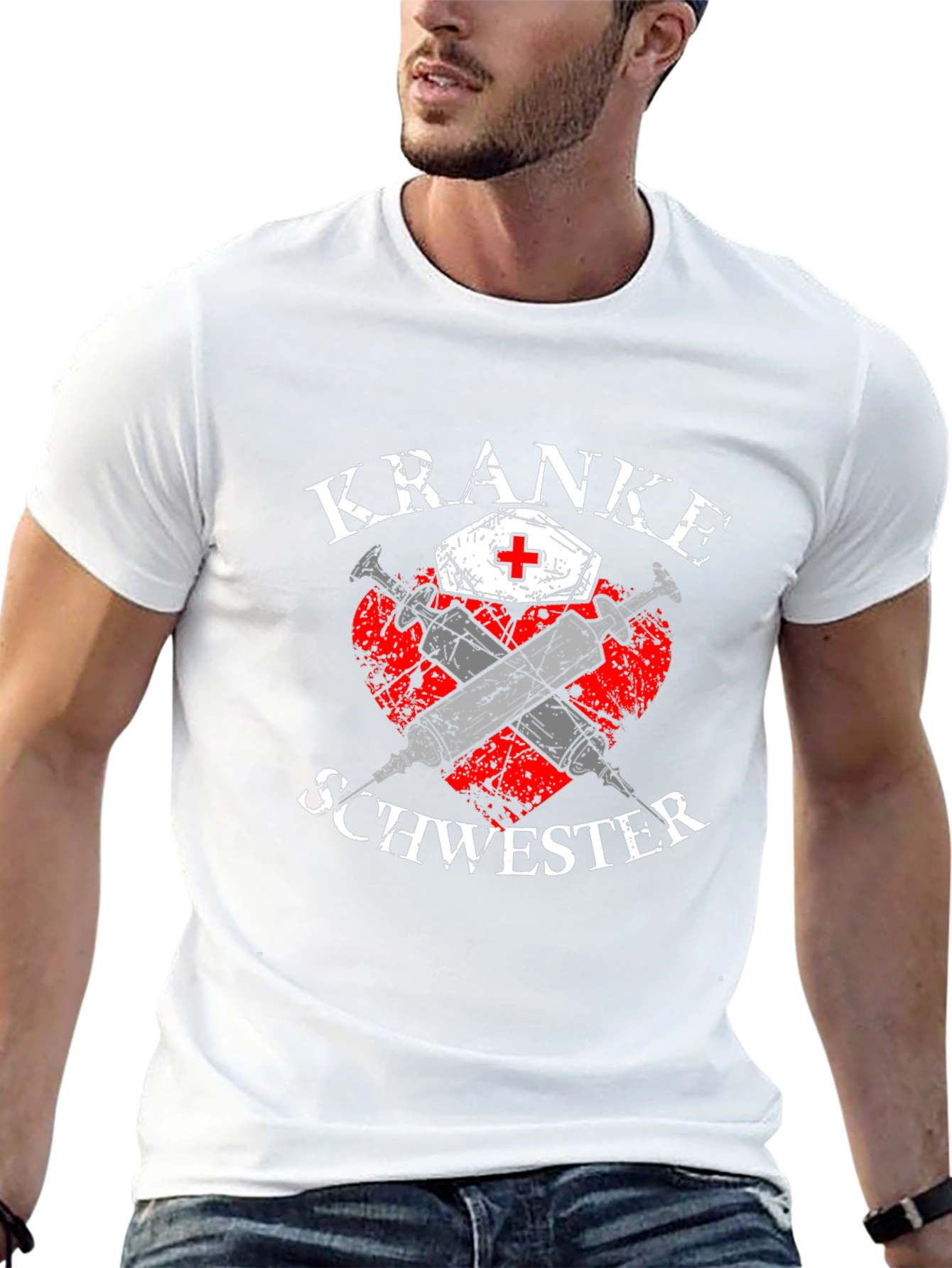 Kranke Schwester Nurse T-Shirt Black