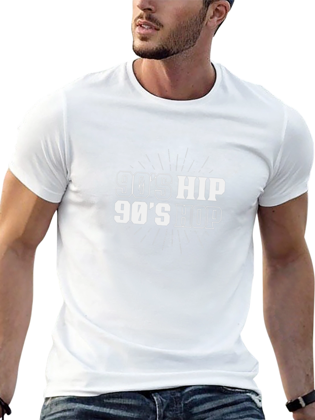 90s Hip Hop Graphic T-Shirt - Retro Style
