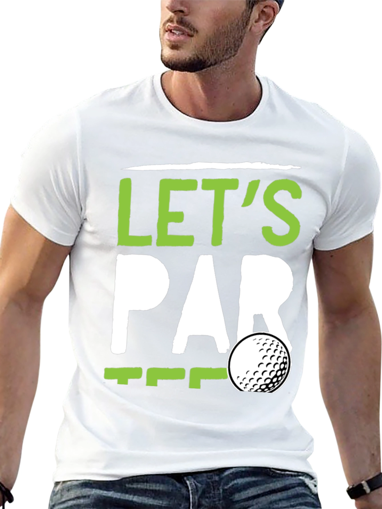 Lets Par Tee Golf T-Shirt - Black