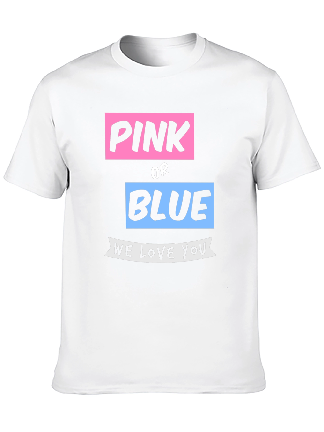 Pink or Blue Gender Reveal T-Shirt
