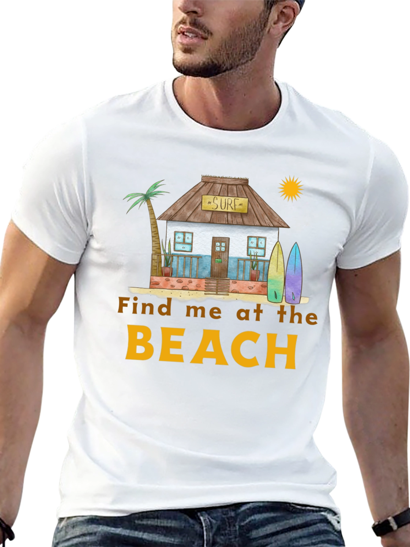 Find Me at the Beach T-Shirt