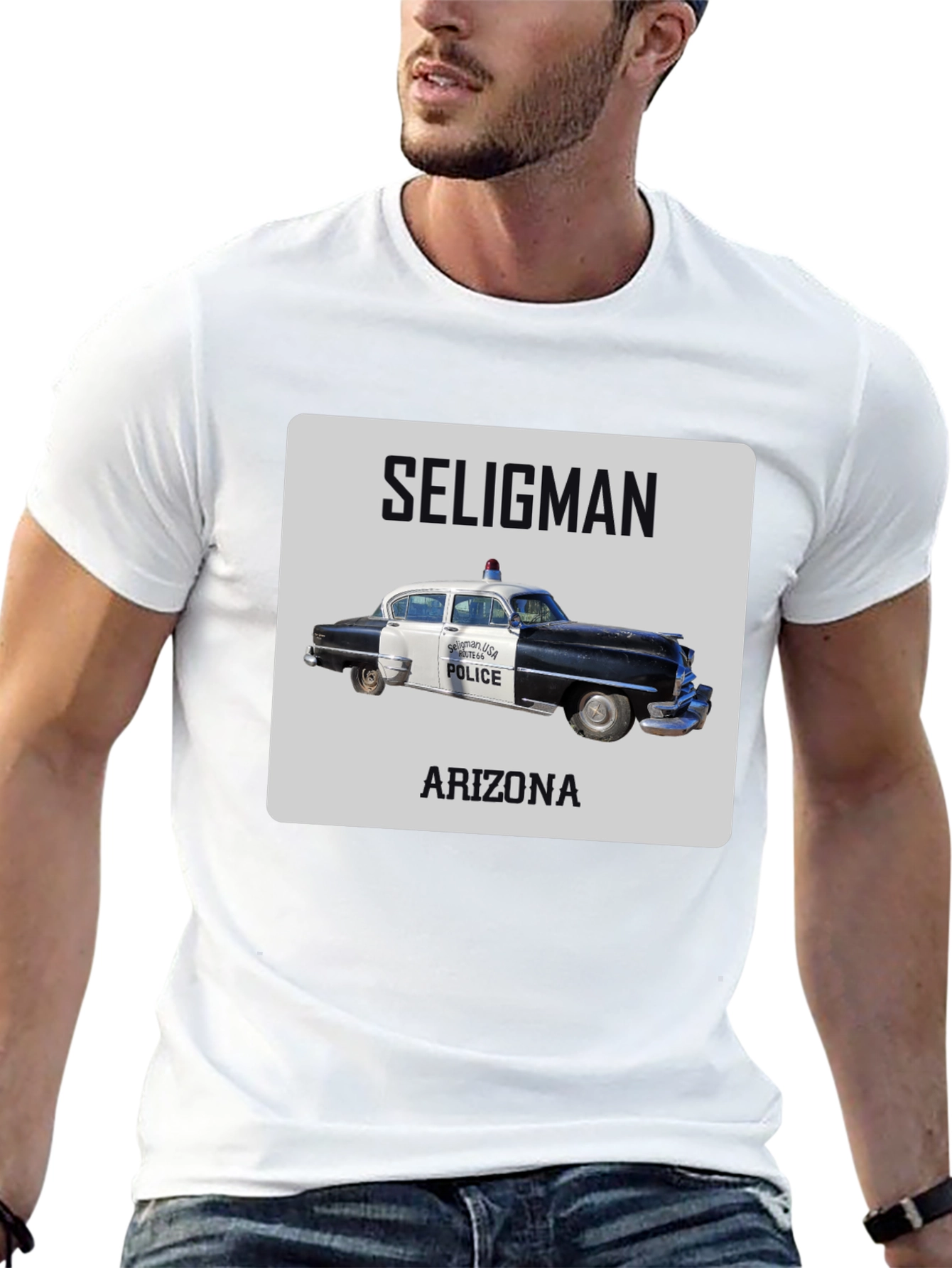 Seligman Arizona Police Car T-Shirt