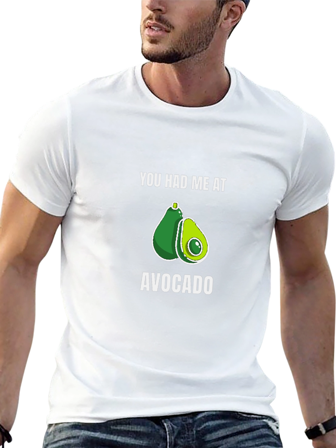 Avocado Graphic T-Shirt Funny Foodie Tee