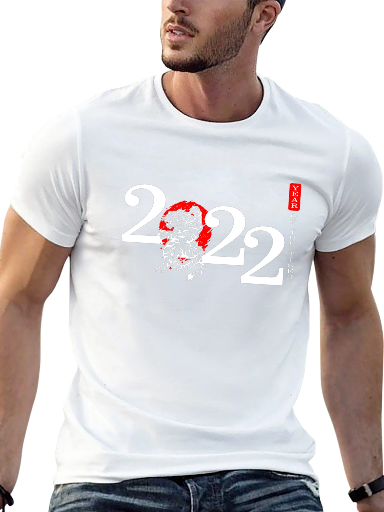 Year of the Tiger 2022 Black Graphic Tee