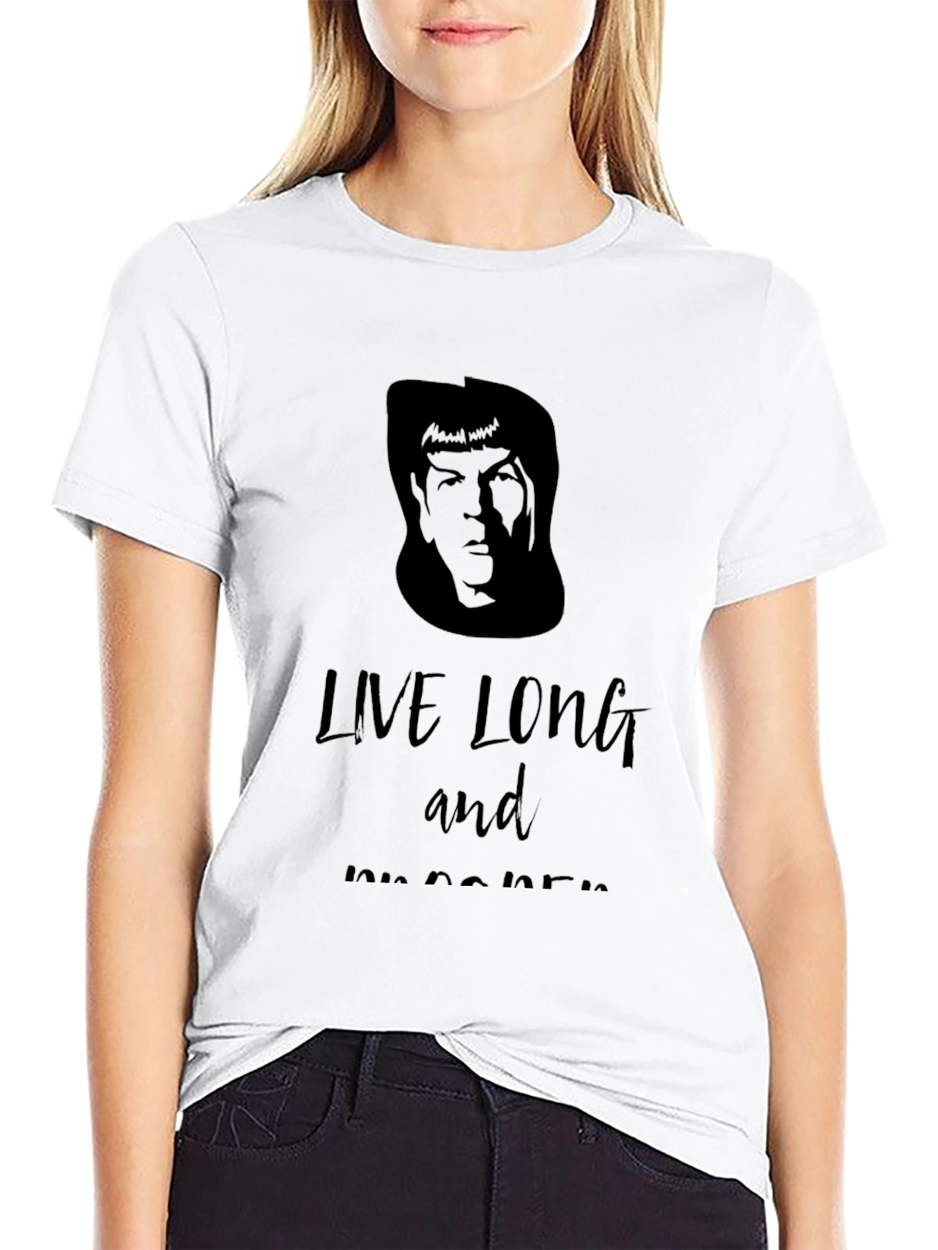 Live Long and Prosper Black T-Shirt