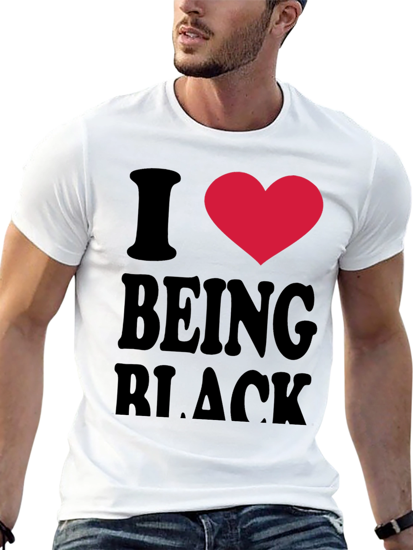 I Heart Being Black Graphic Tee