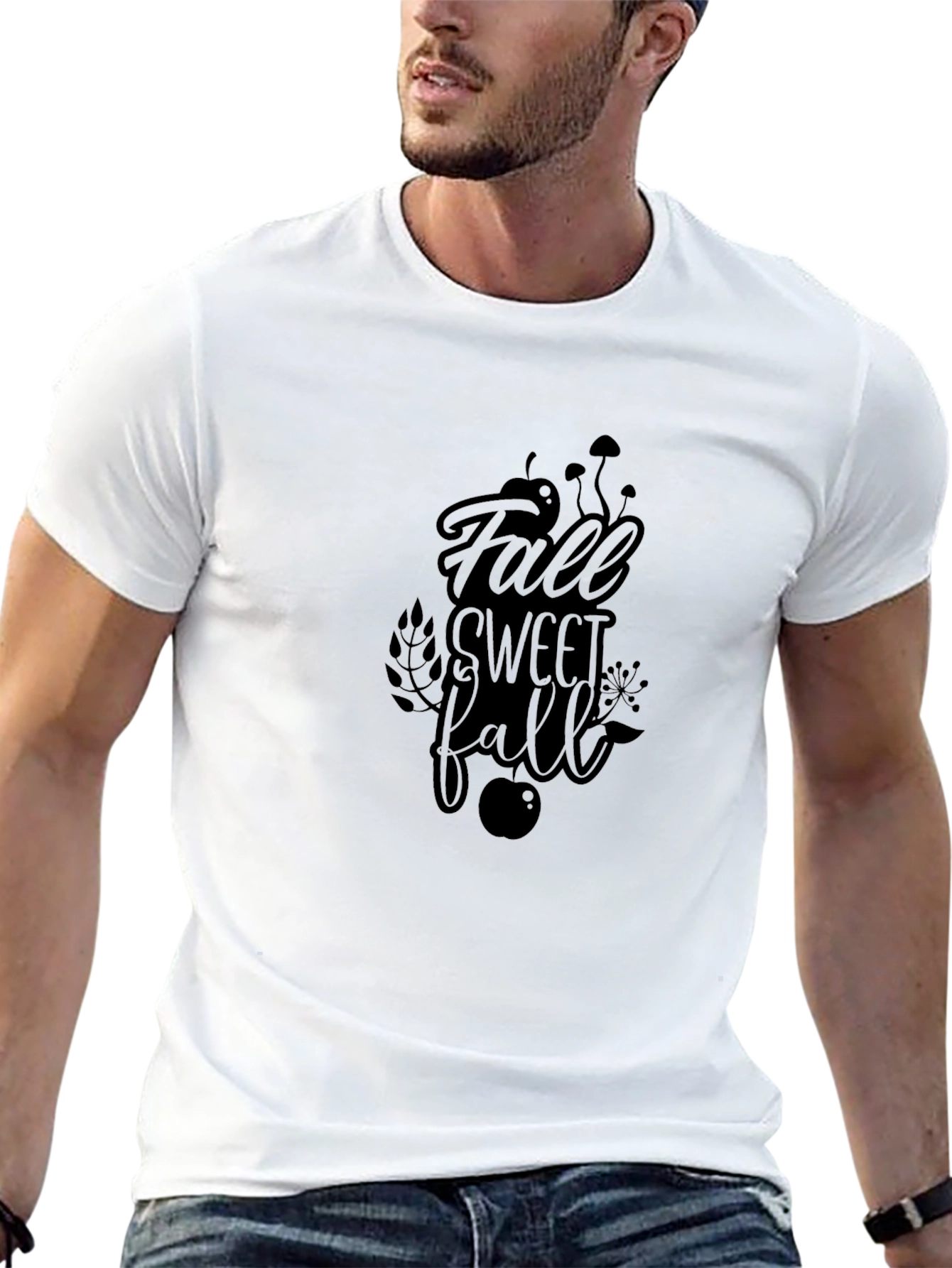 Fall Sweet Fall Black Graphic Tee