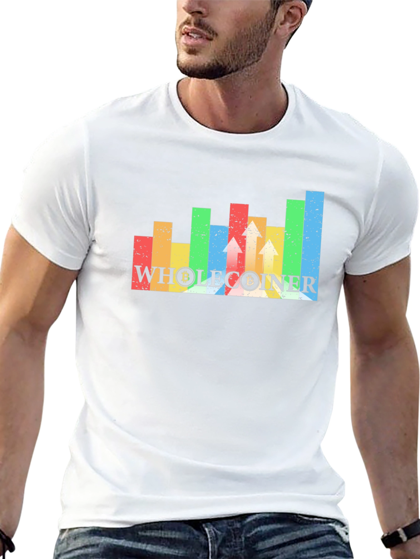 Wholecoiner Bitcoin Crypto Black T-Shirt