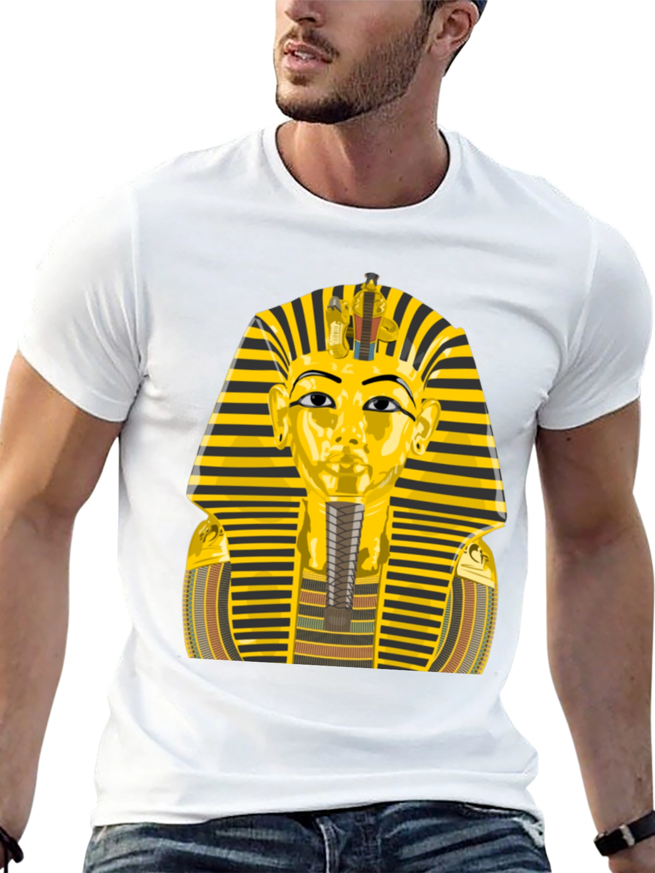 King Tut Graphic Tee - Egyptian Pharaoh T-Shirt