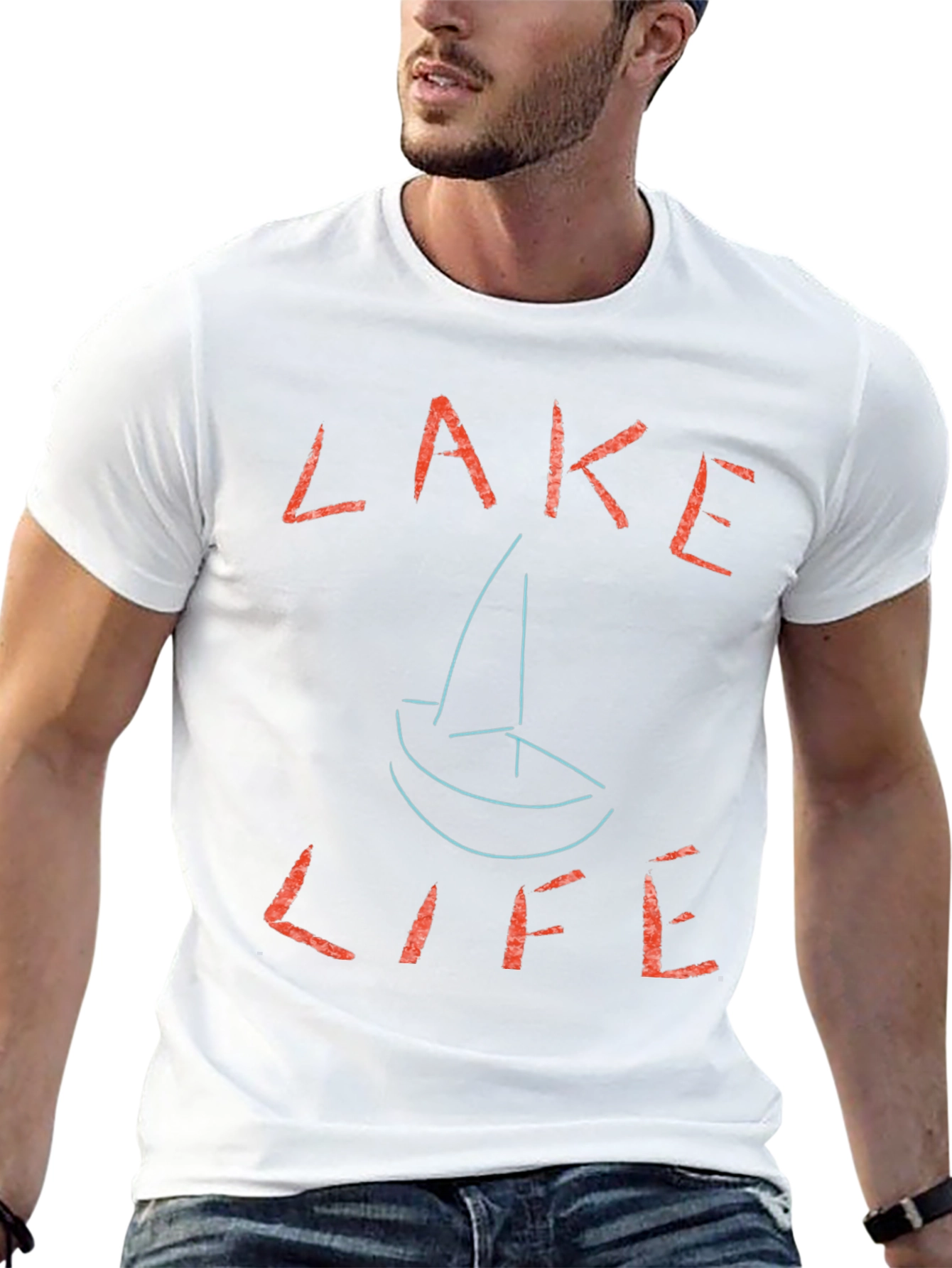 Lake Life T-Shirt - Casual Graphic Tee