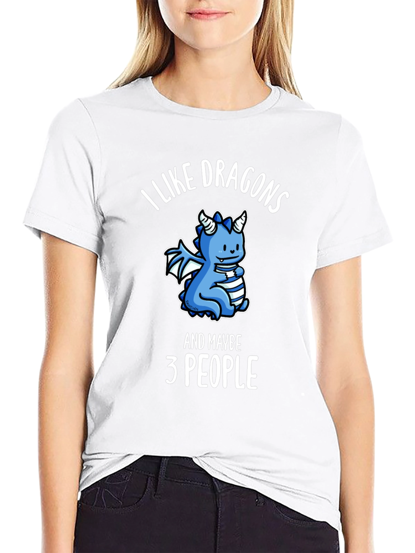 I Like Dragons Funny Graphic Tee