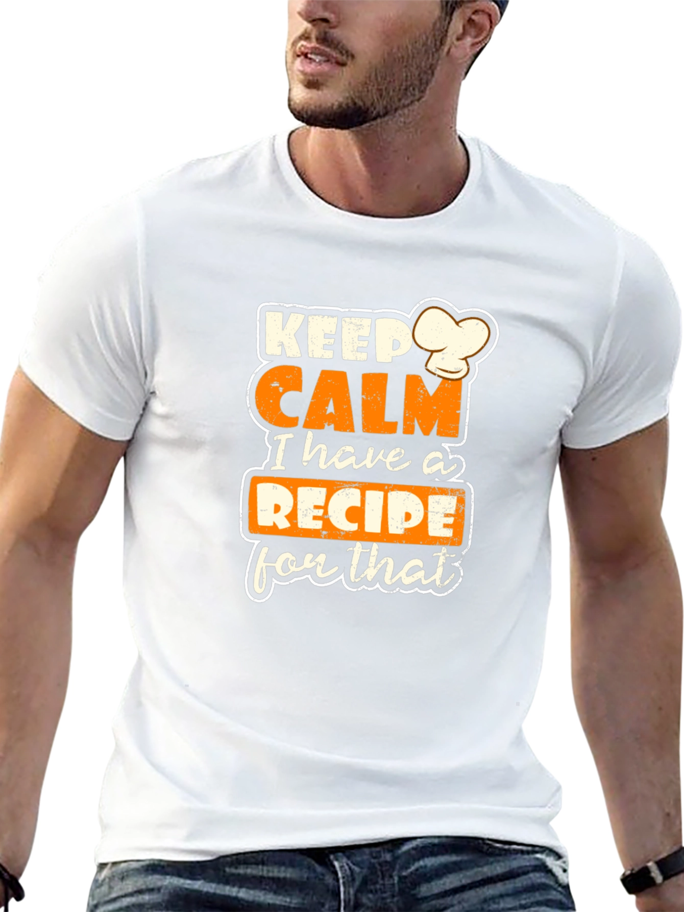Keep Calm Recipe T-Shirt - Funny Cooking Gift
