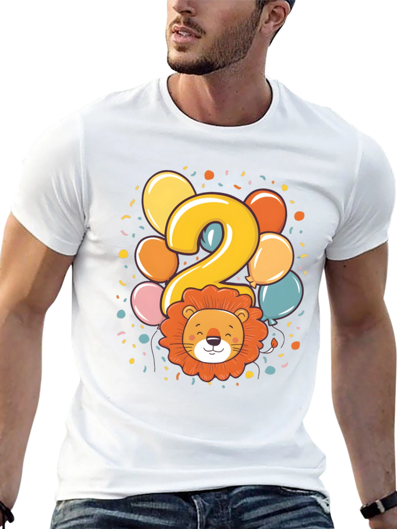 Kids 2nd Birthday Lion T-Shirt
