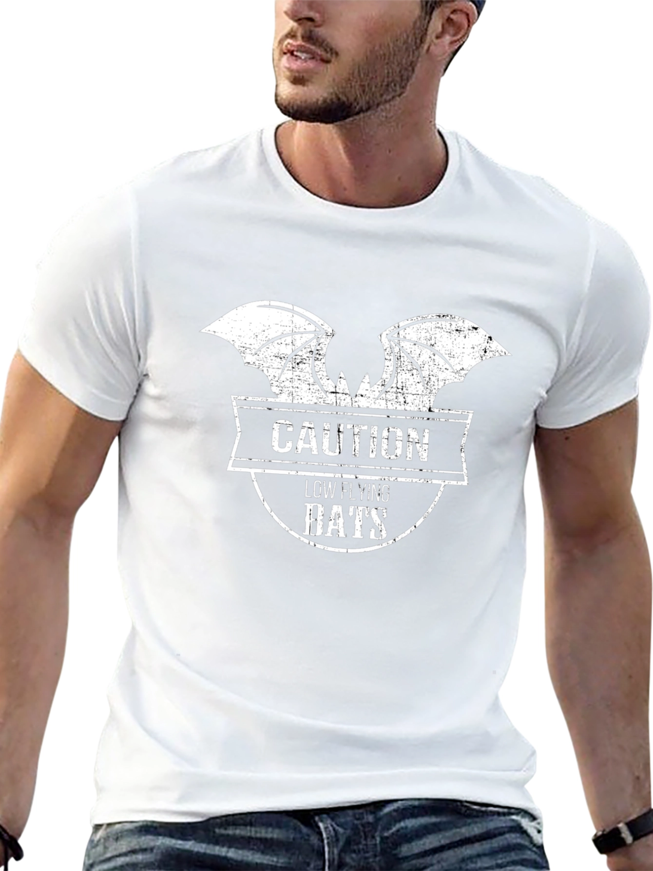 Caution Low Flying Bats Graphic T-Shirt