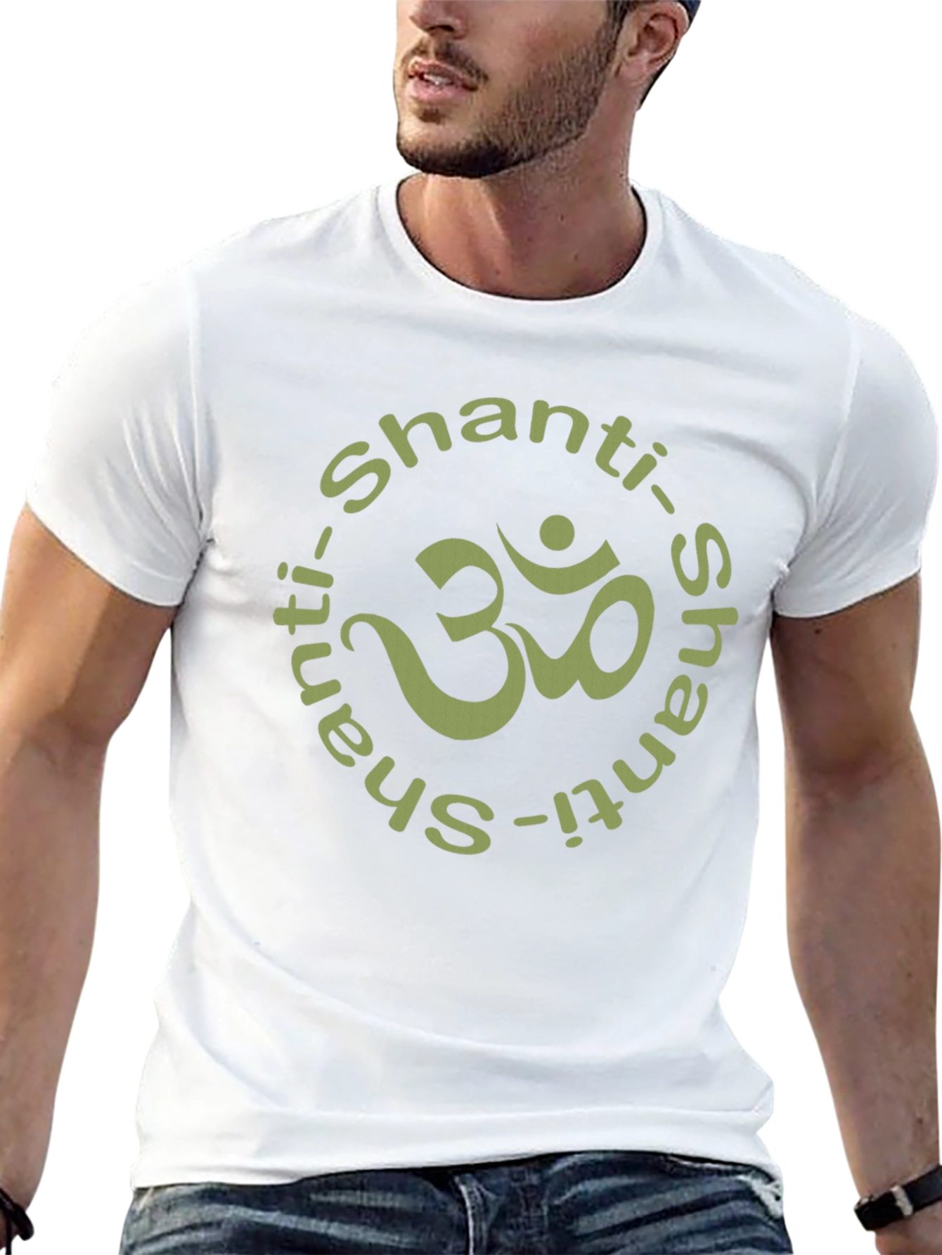 Shanti Om Symbol T-Shirt - Black