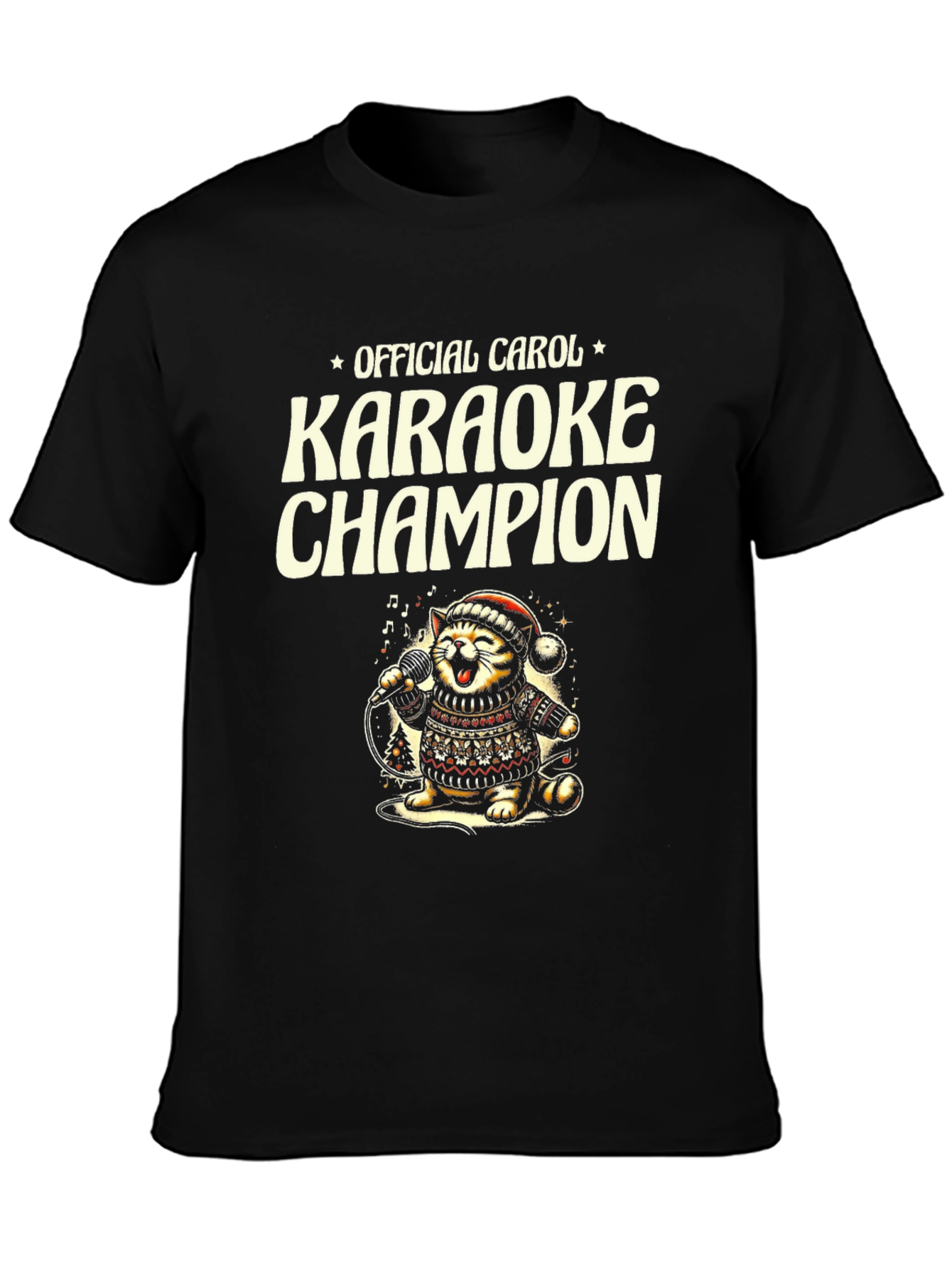 Carol Karaoke Champion Cat Tee