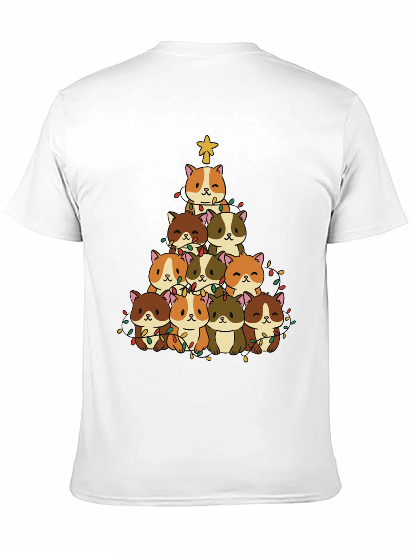 Cute Hamster Christmas Tree T-Shirt