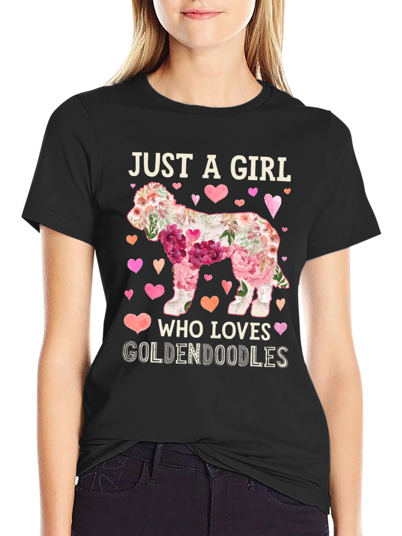Just A Girl Who Loves Goldendoodles T-Shirt