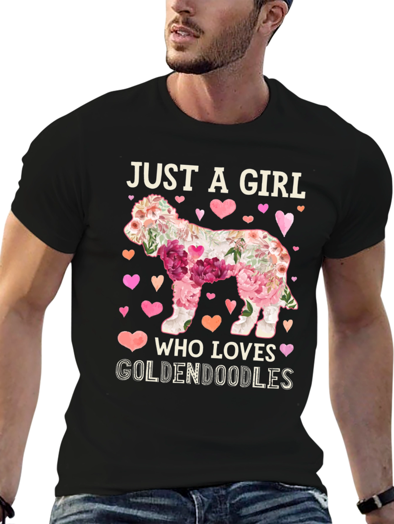 Just A Girl Who Loves Goldendoodles T-Shirt
