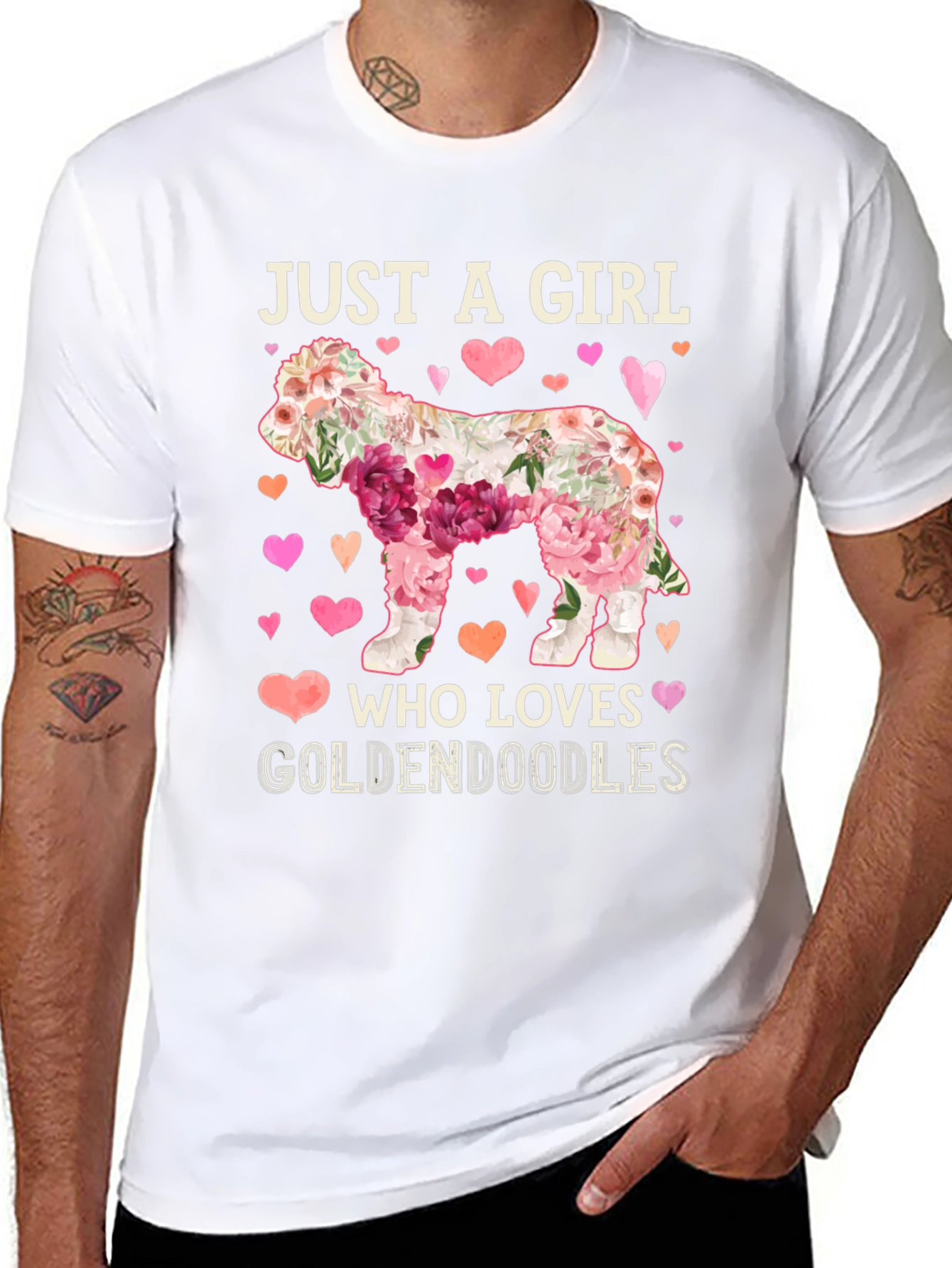 Just A Girl Who Loves Goldendoodles T-Shirt