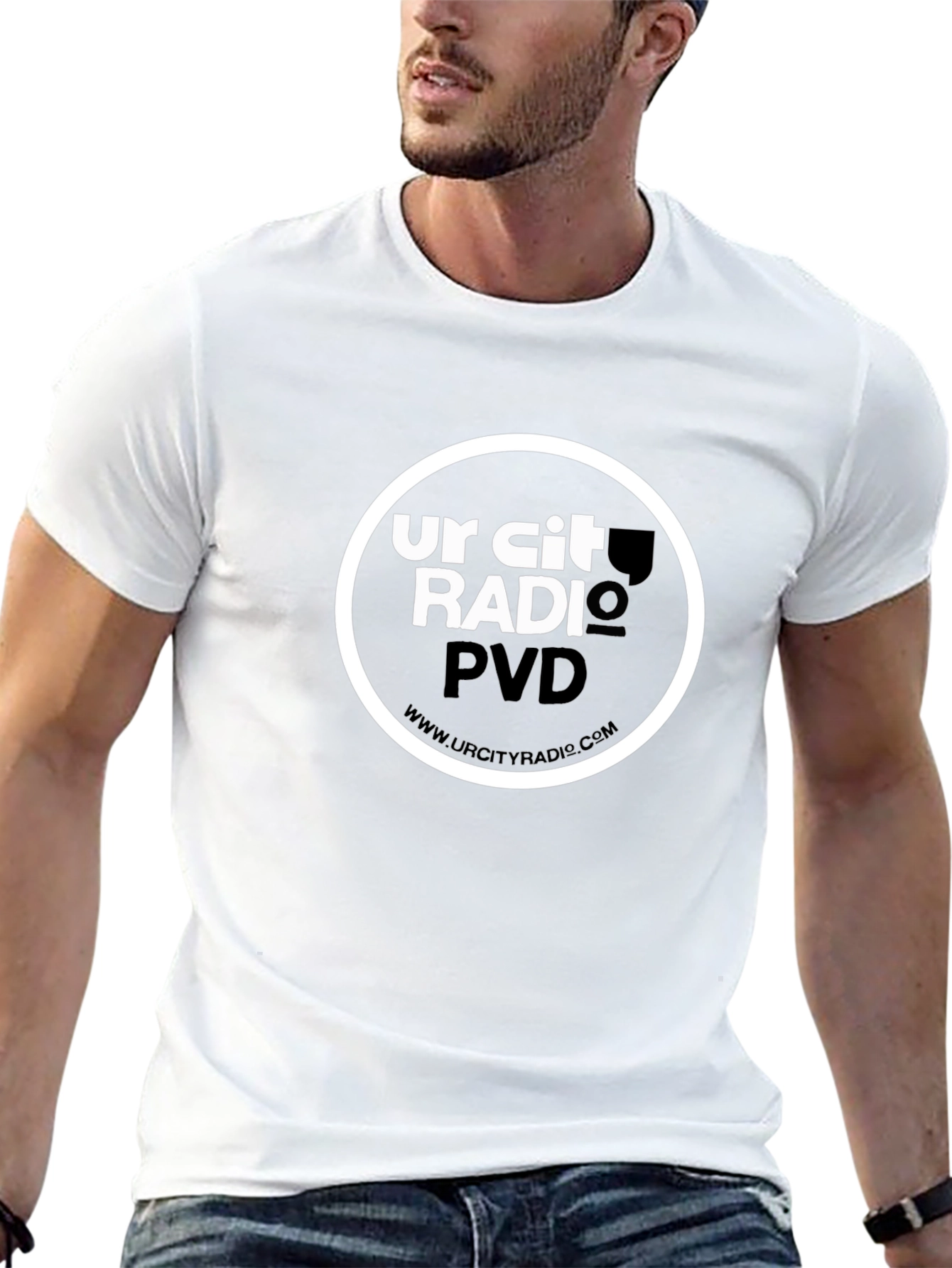 Ur City Radio PVD Black Graphic Tee