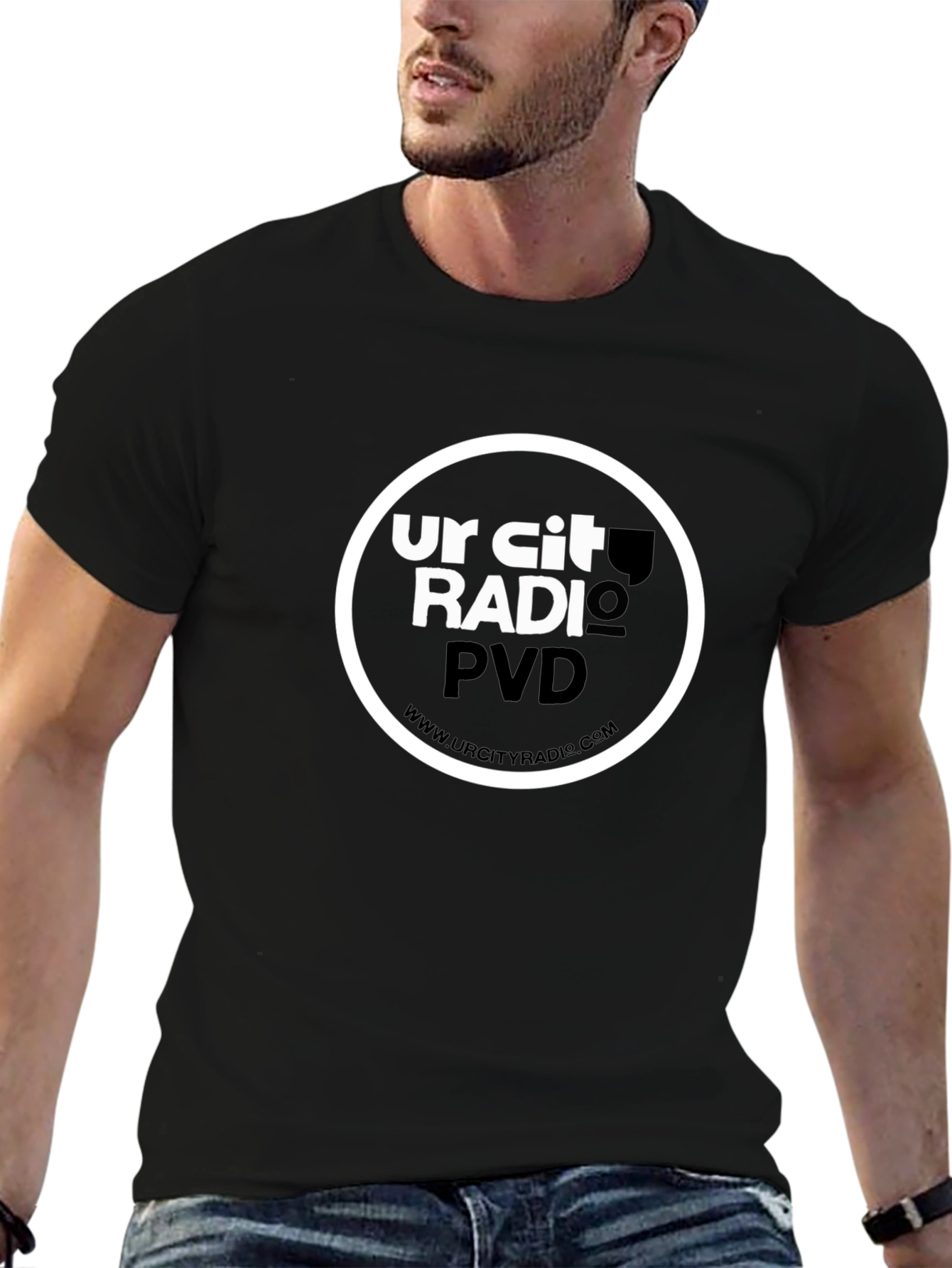 Ur City Radio PVD Black Graphic Tee