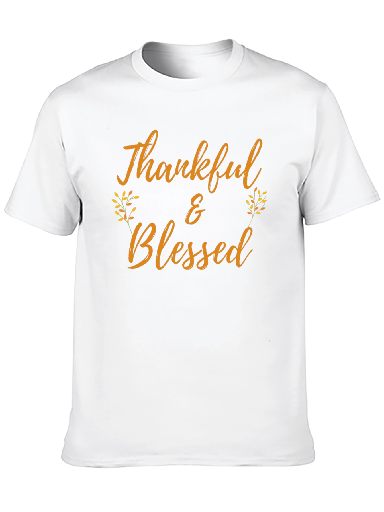 Thankful & Blessed Graphic T-Shirt