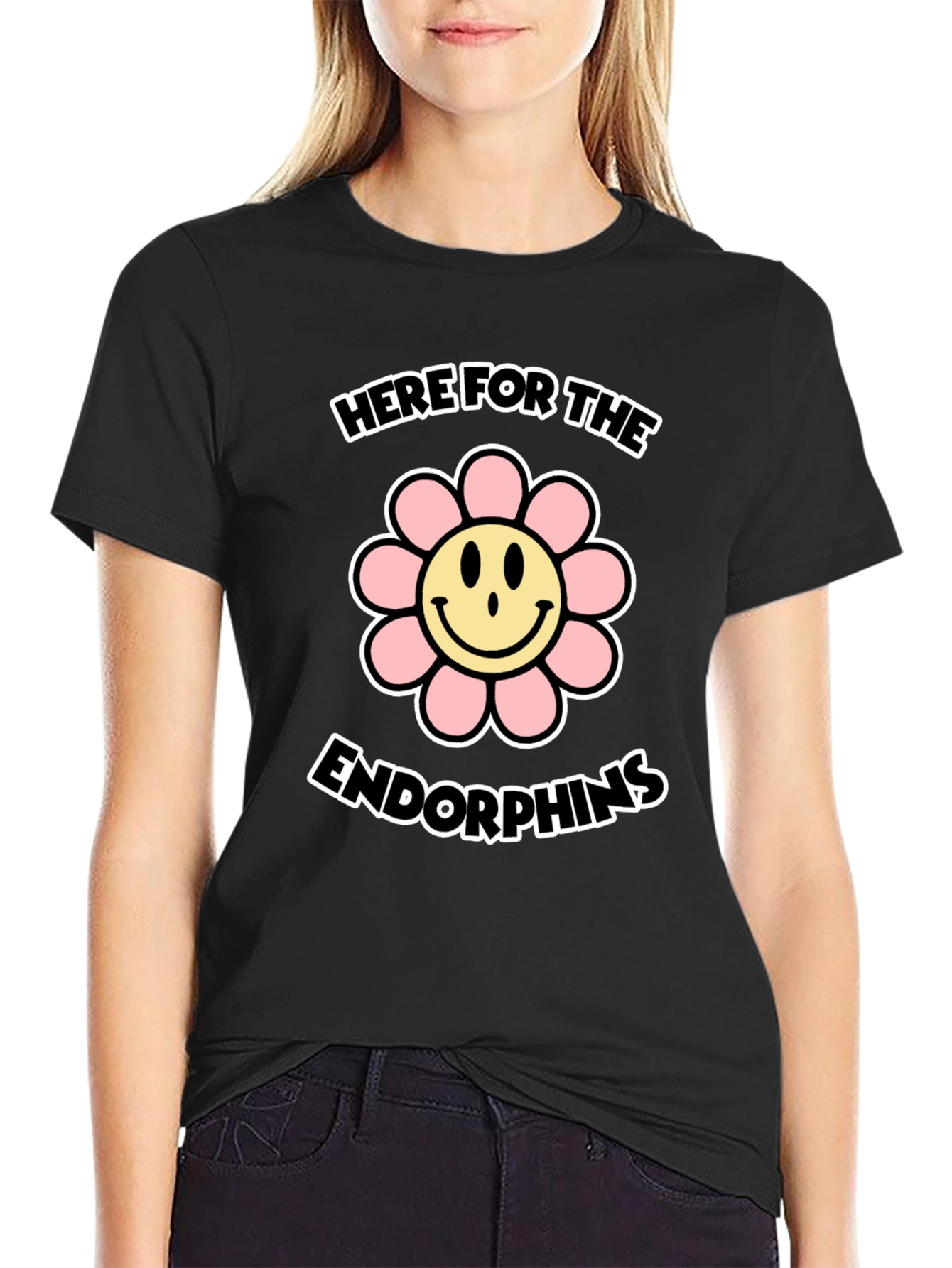 Here For The Endorphins Graphic Tee