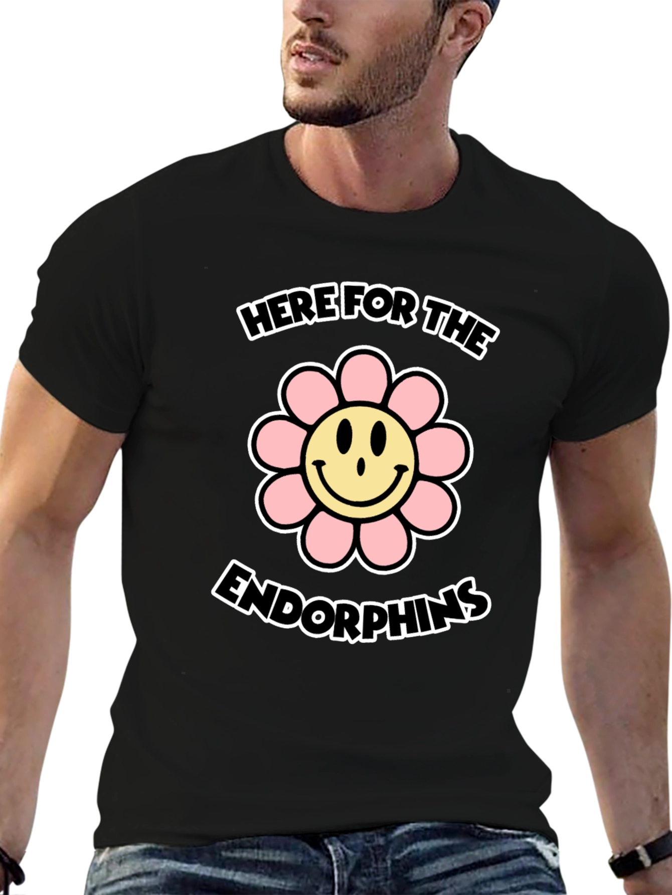 Here For The Endorphins Graphic Tee
