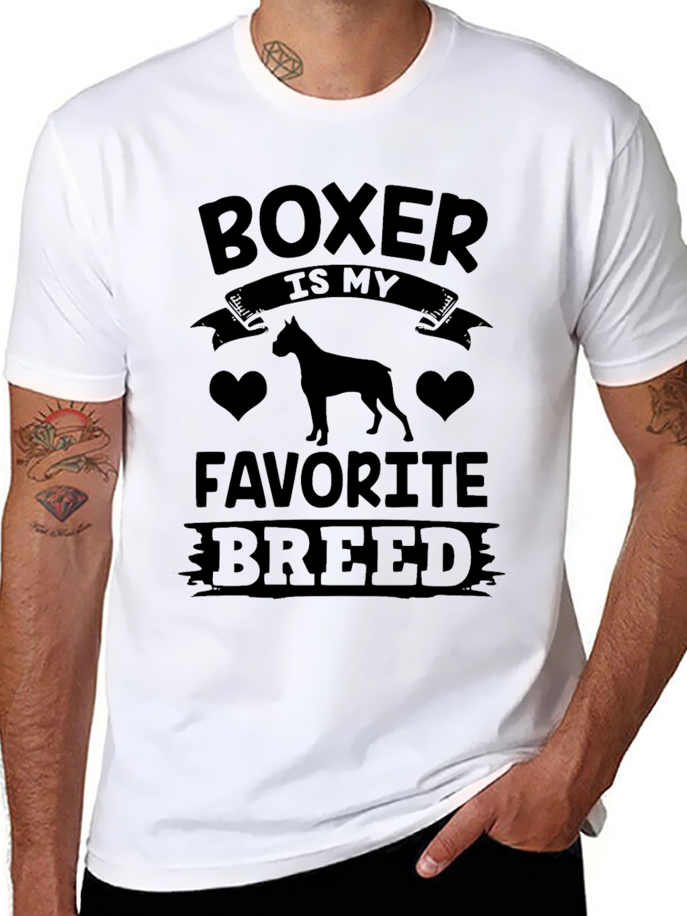 Boxer is My Favorite Breed T-Shirt