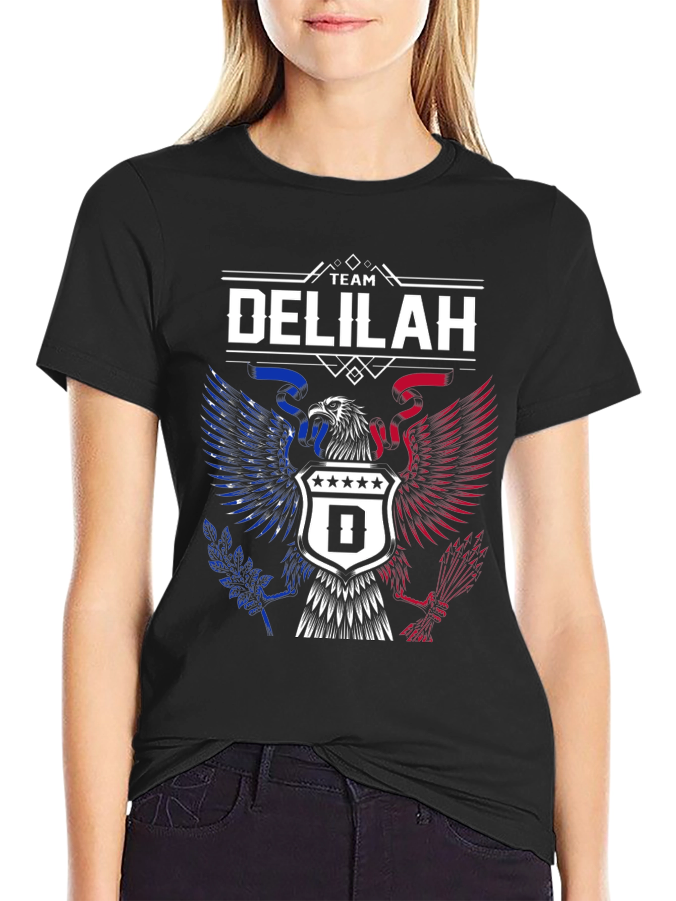 Team Delilah Eagle Patriotic T-Shirt