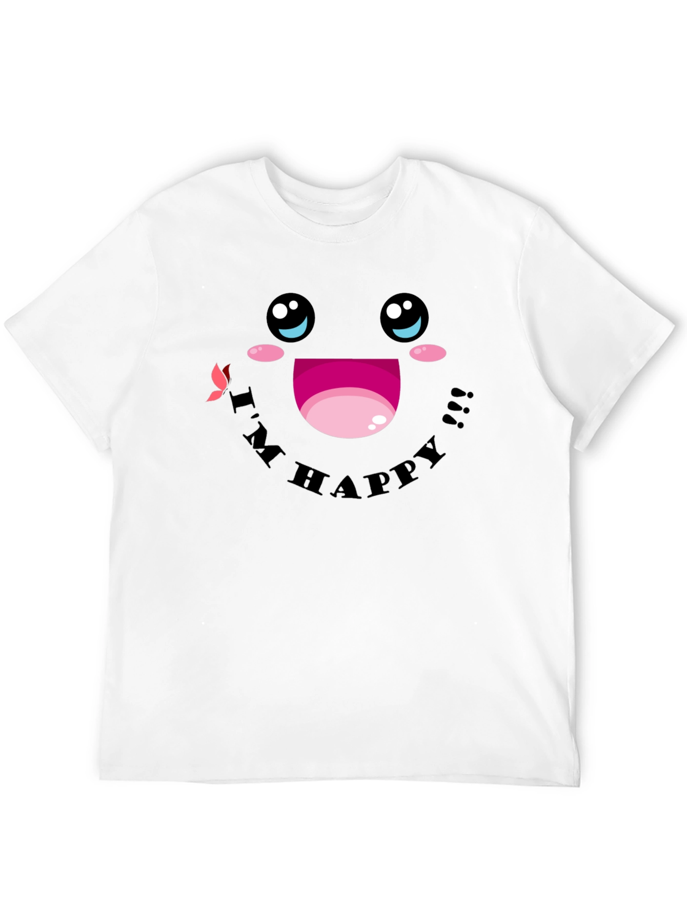 Im Happy Graphic T-Shirt - Cute Kawaii Style