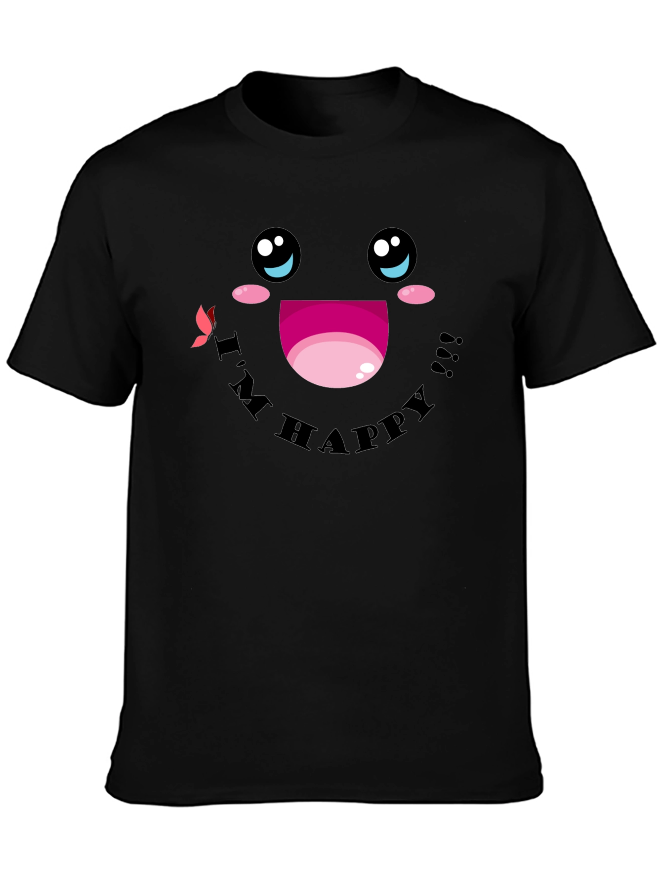 Im Happy Graphic T-Shirt - Cute Kawaii Style