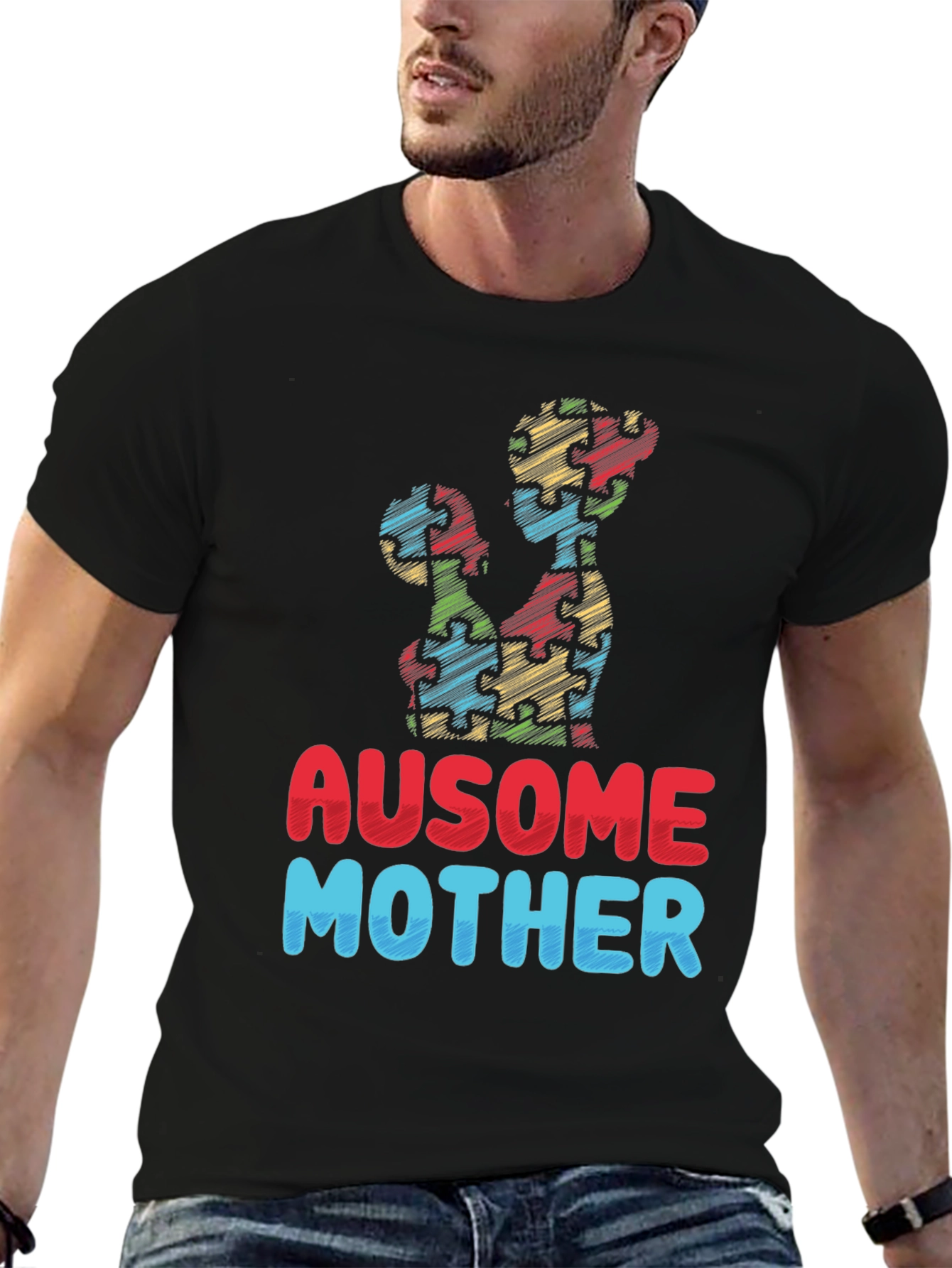 Ausome Mother Autism Awareness T-Shirt